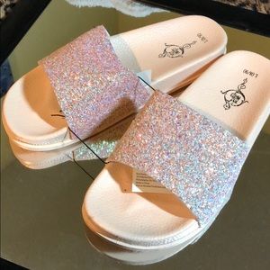 Glitter slides